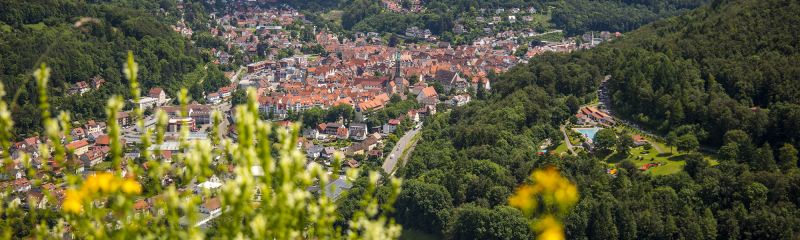 Tour de Neckar Alb Bild Blick vom Hohenurach